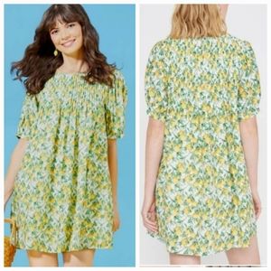 Modcloth Wild Pony Lemon dress xs